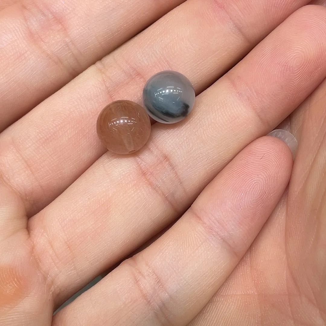 西***ꈍ水晶珠宝半成品未镶嵌打孔，不退不换