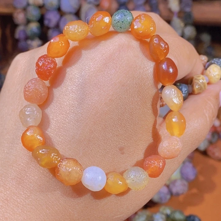 玛瑙/玉髓珠宝半成品未镶嵌杠*