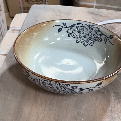微瑕，不能明火，长25高度7，10英寸大碗