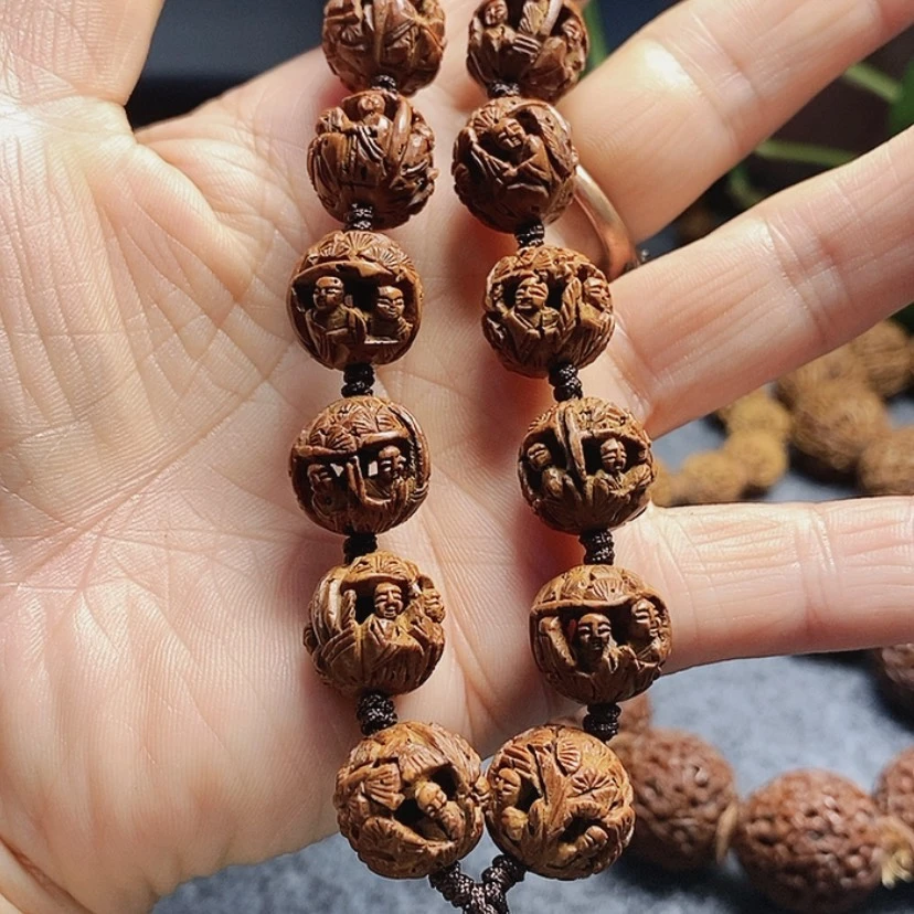 【闪购商品】核桃手串/手链秦*桃核雕刻