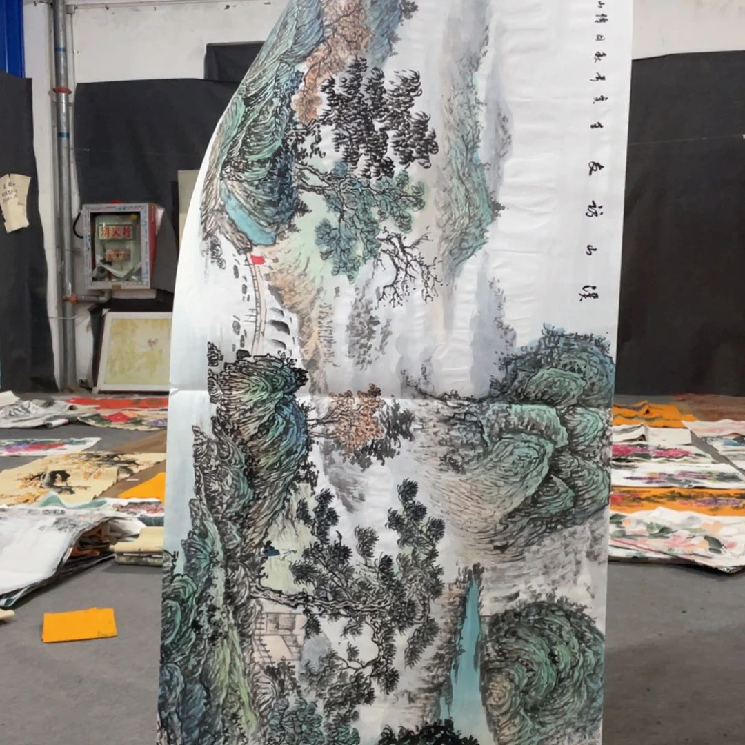 国画国画作品画心一张