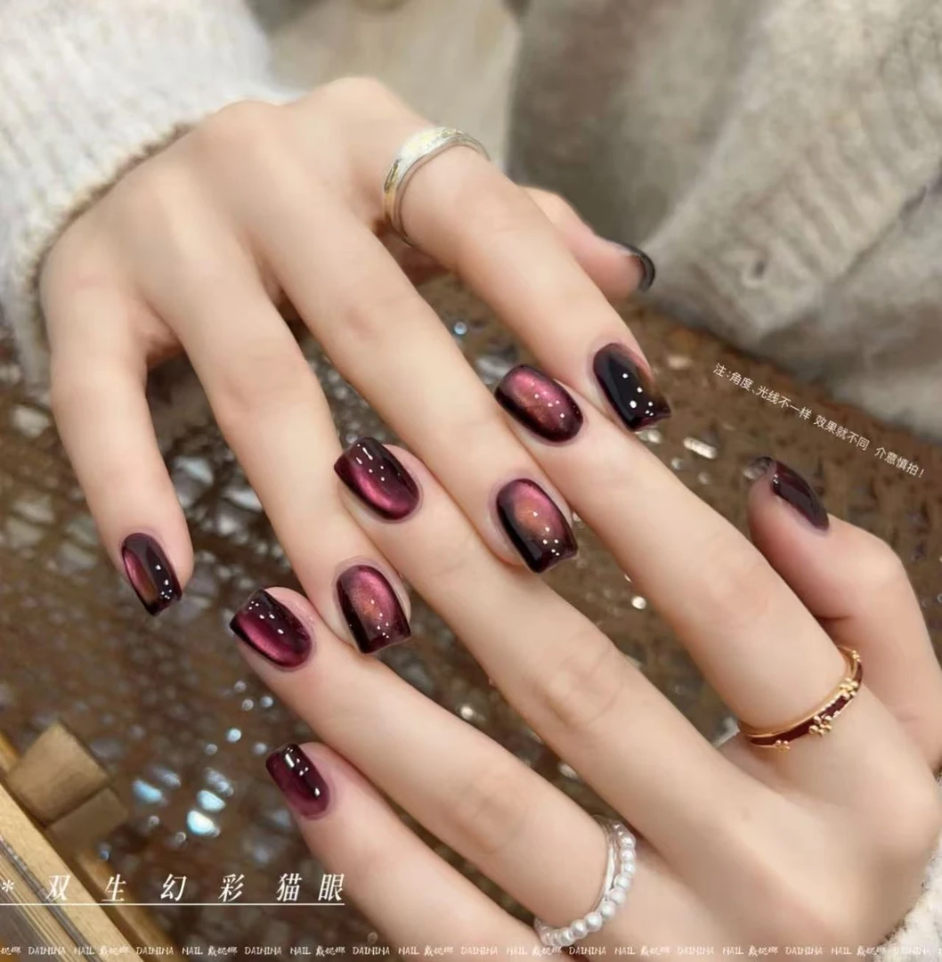 双生幻彩猫眼胶  戴妮娜2025新款网红爆款甲油胶美甲店专用