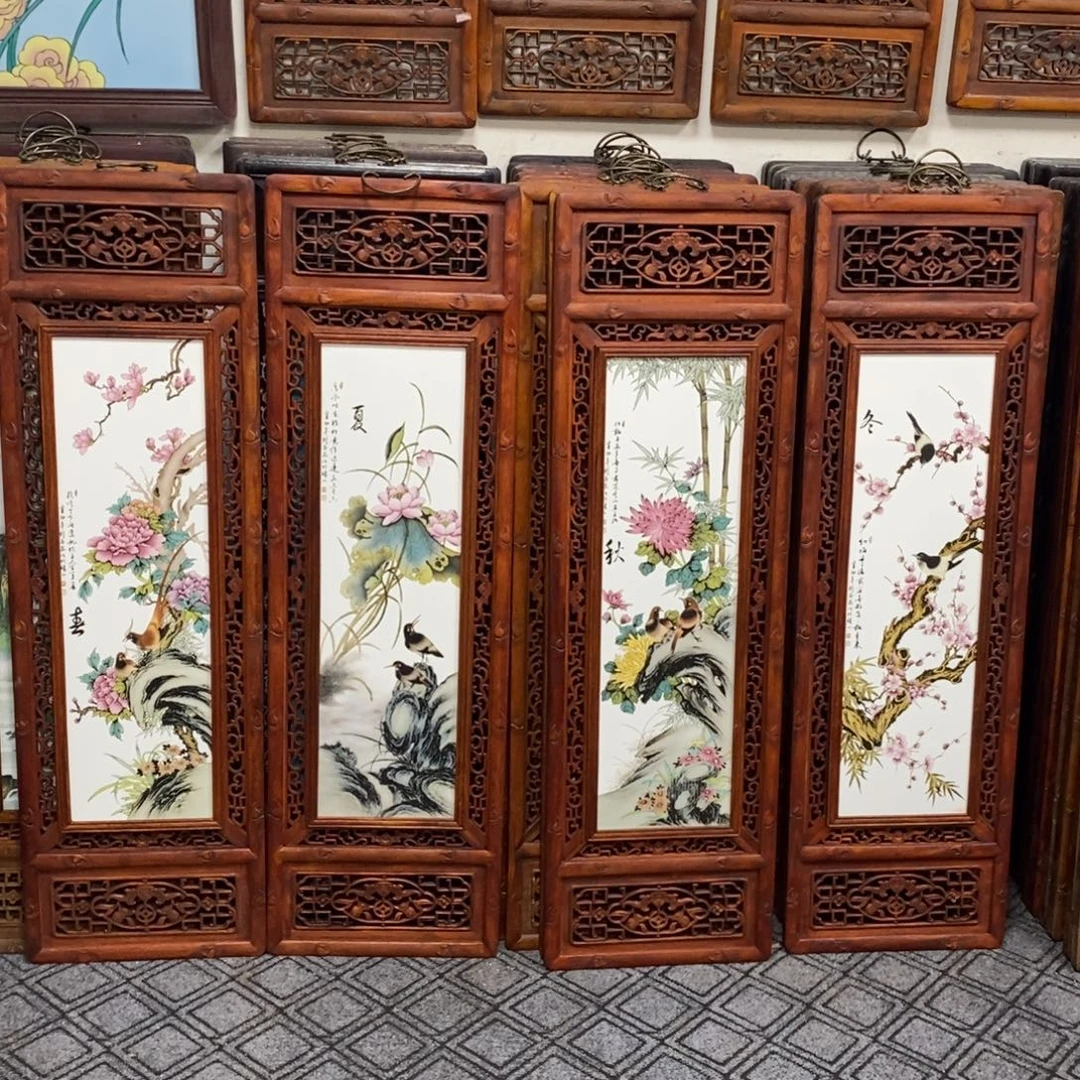 瓷片120*36*4 景德镇瓷板画柴窑烧制