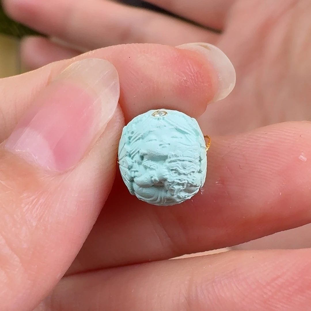 绿松石珠宝奇石未镶嵌