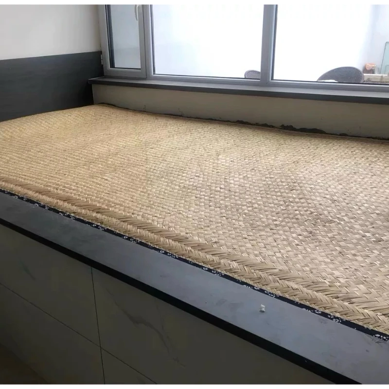 炕席家用农村土东北火炕席榻榻米耐高温天然芦苇席手工编织老式草