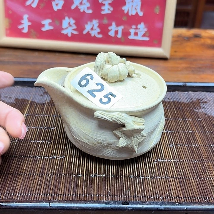 纯手工制作粗陶茶具
