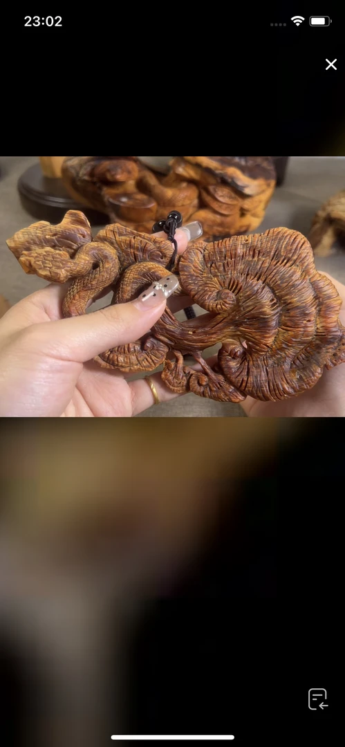 20250127崖柏挂件/灵蛇