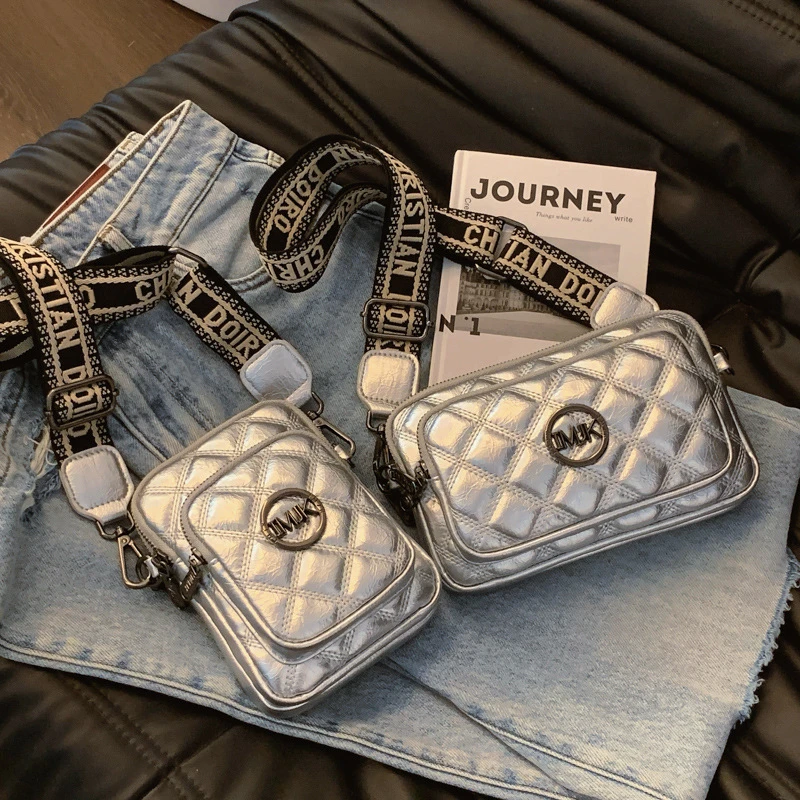 高级质感小包包女2025新款韩版菱格手机包百搭气质时尚单肩斜挎包