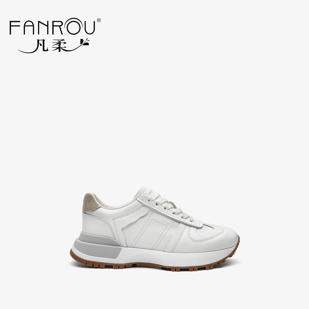 经典复古舒适百搭真皮女鞋防滑时尚透气休闲鞋