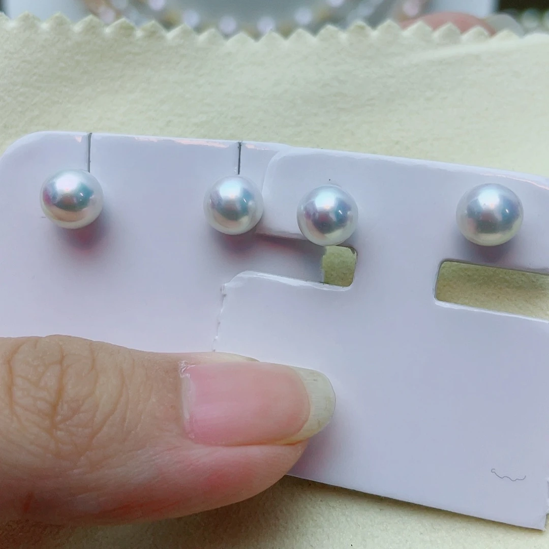 未镶嵌淡水珍珠耳饰W3