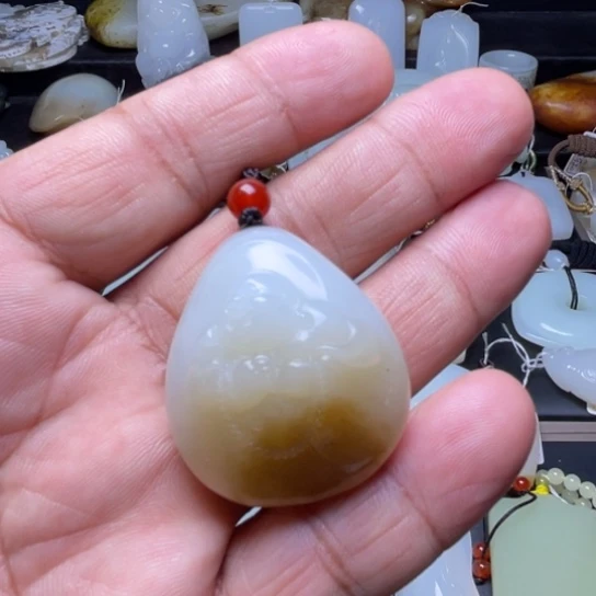 吊坠(不含链)未镶嵌和田玉