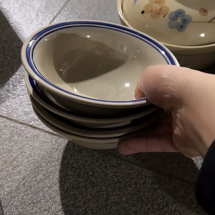 瓷片陶瓷盘子碗啥都有有瑕疵接受拍