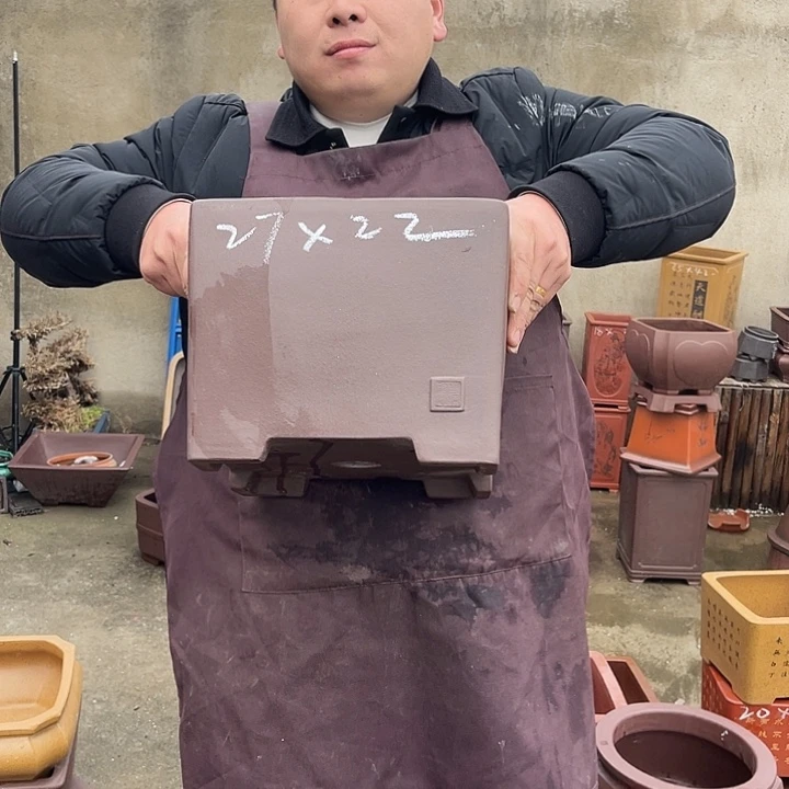 紫砂花盆紫砂等传统