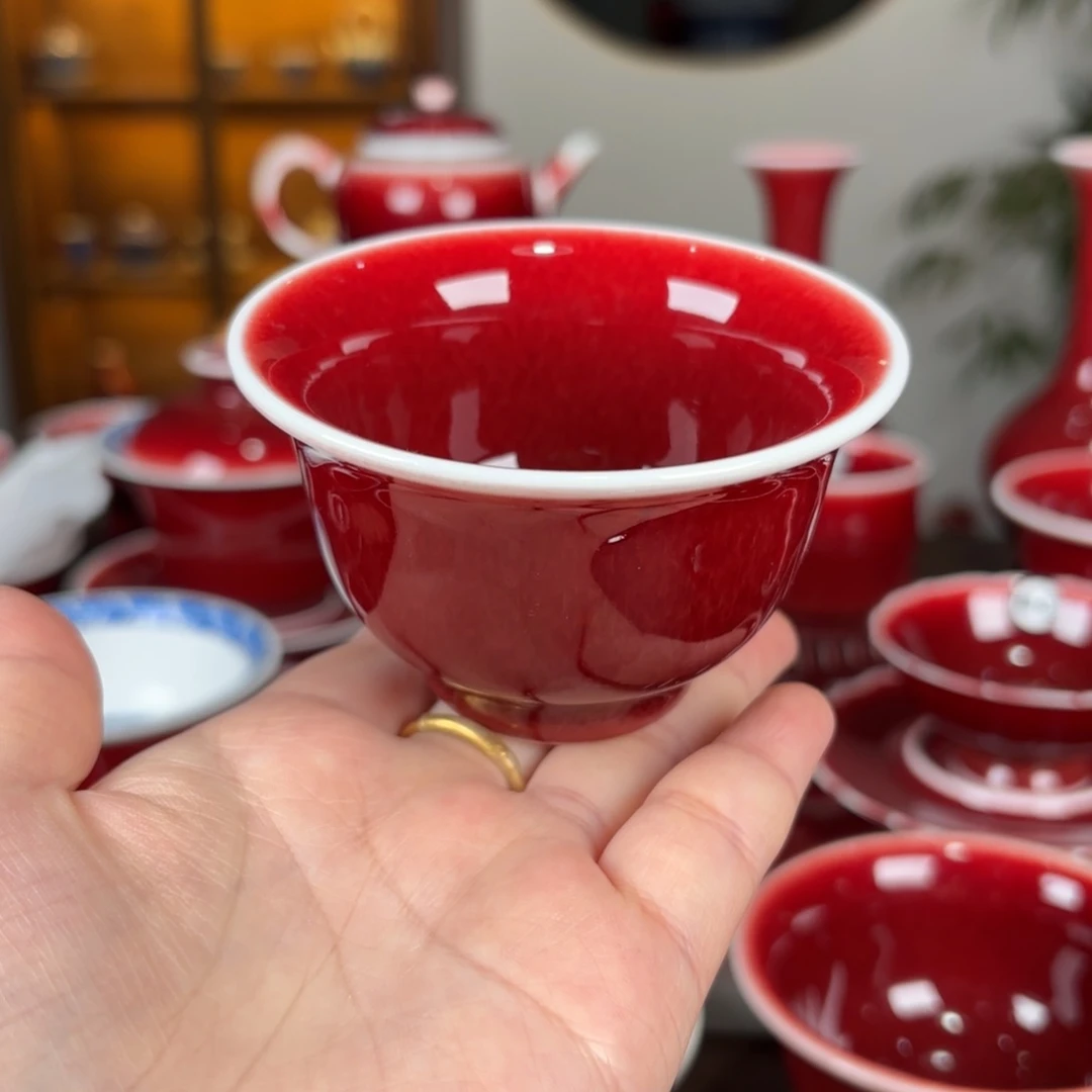 摆件景德镇高温原矿釉