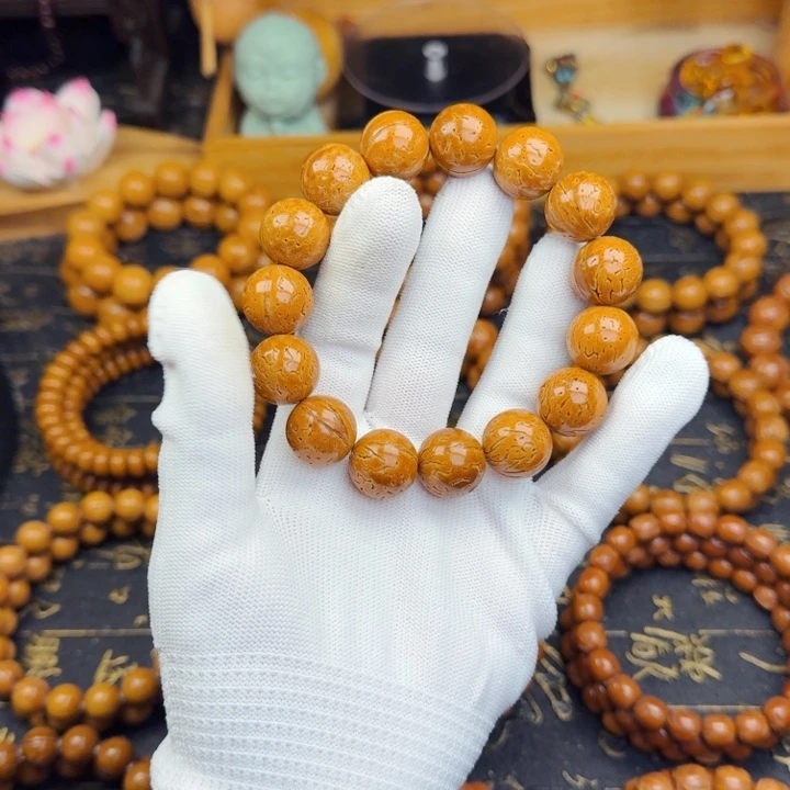 桃核手串16尺寸小金豆