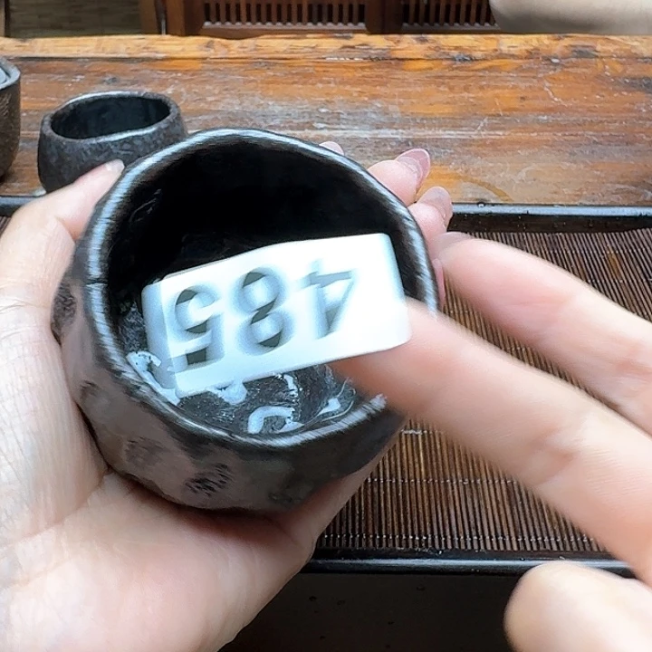 纯手工制作粗陶茶具小***花