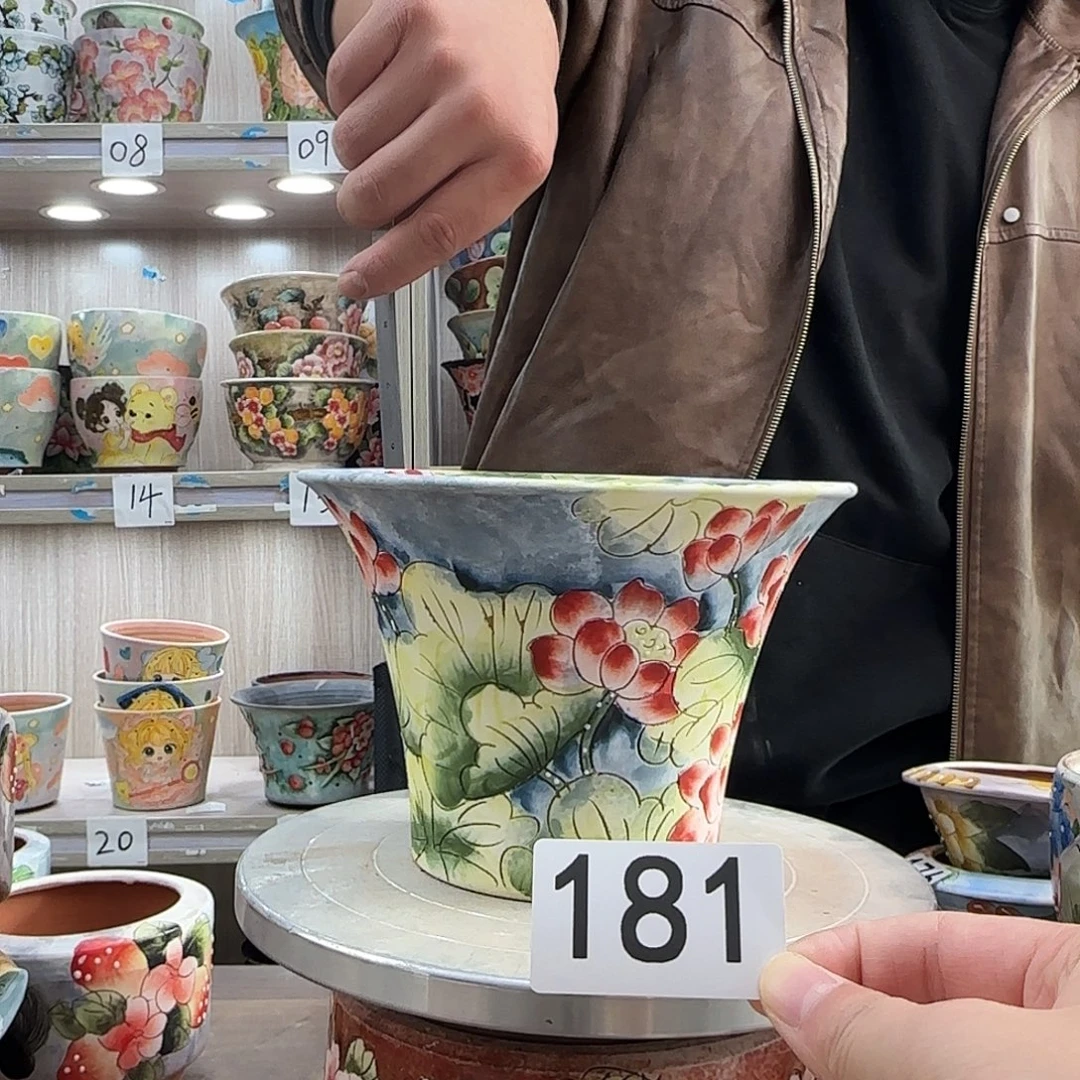 紫砂花盆瑕疵瑕疵181