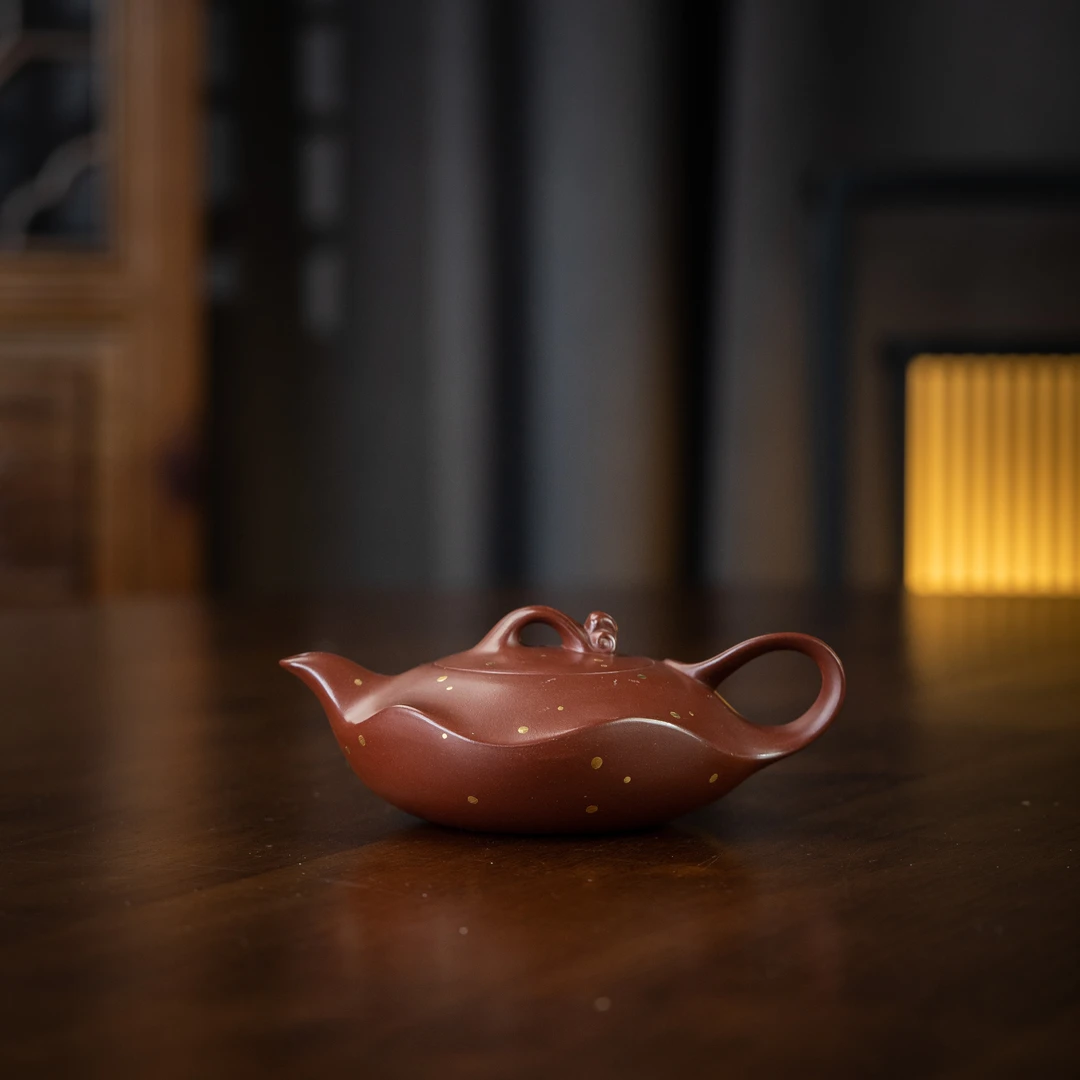 范家壶庄 水云间(洒金) 范倩雯 龙血砂230cc 紫砂壶