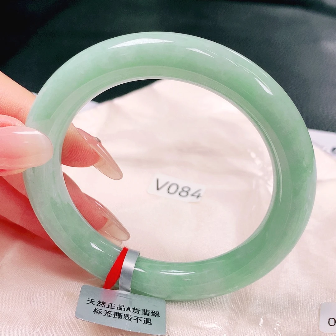 翡翠未镶嵌手镯缅甸天然a货翡翠手镯