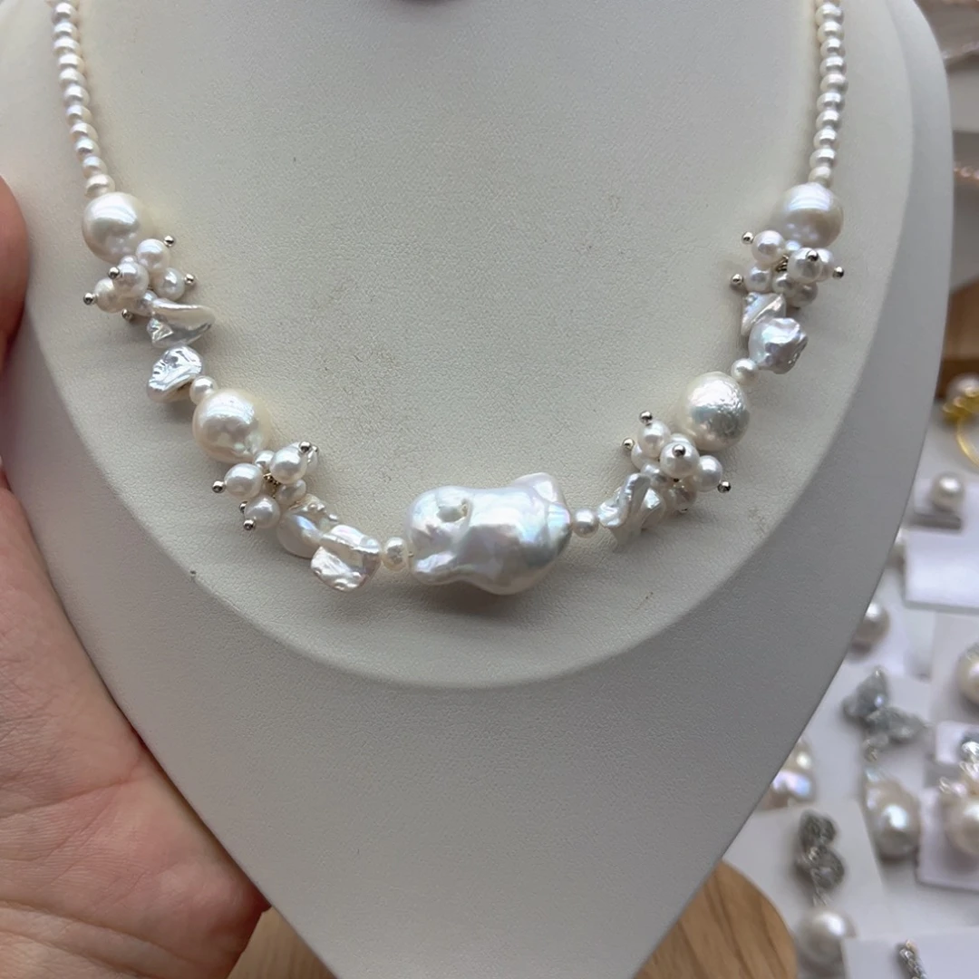 颈饰未镶嵌淡水珍珠