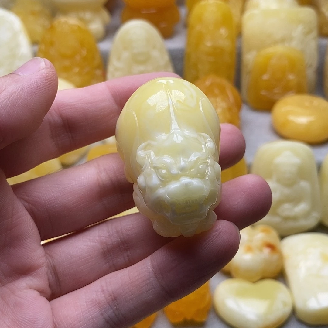 琥珀颈饰未镶嵌琥珀蜜蜡吊坠