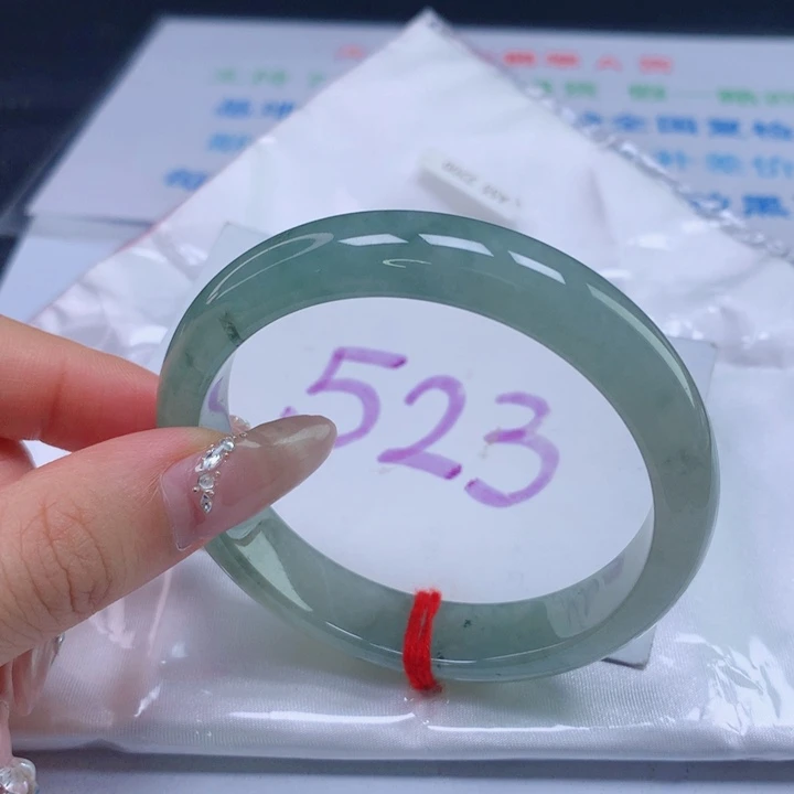 翡翠手镯未镶嵌55 56 55