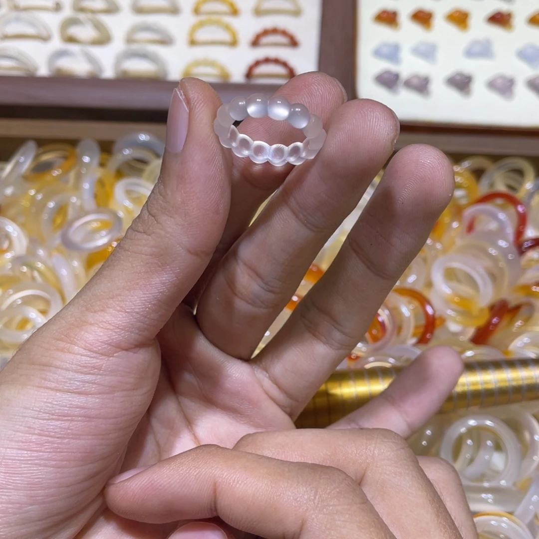 玛瑙/玉髓合金戒指96号港10