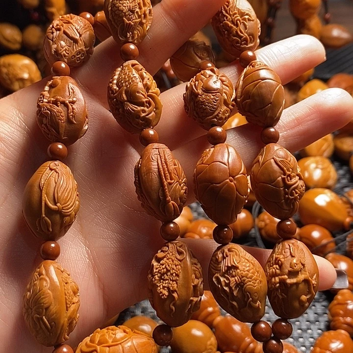 吊坠橄榄核弦*荷塘月色手持