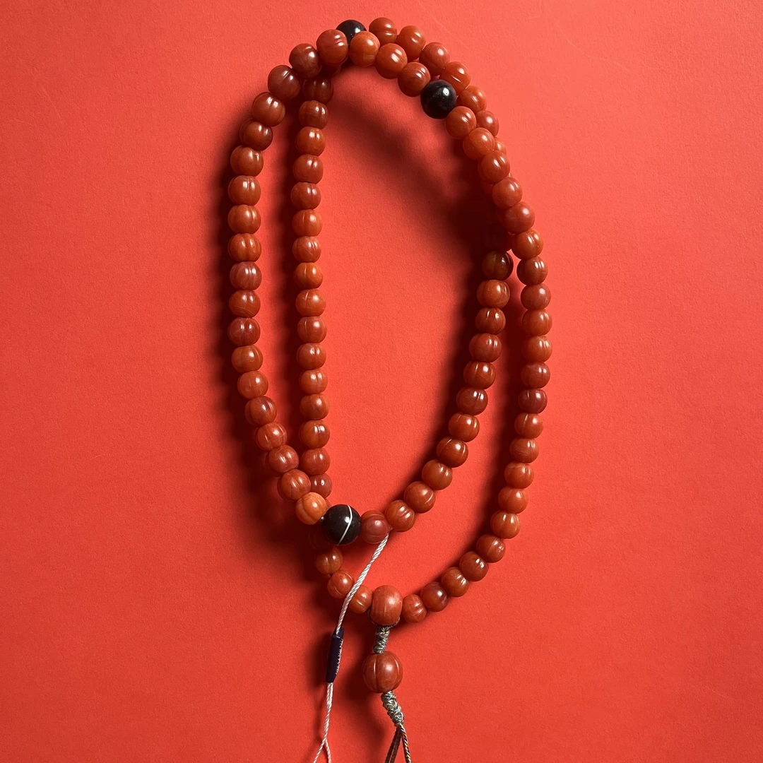 原矿甘南南瓜珠脖挂（精品+孤品）9574