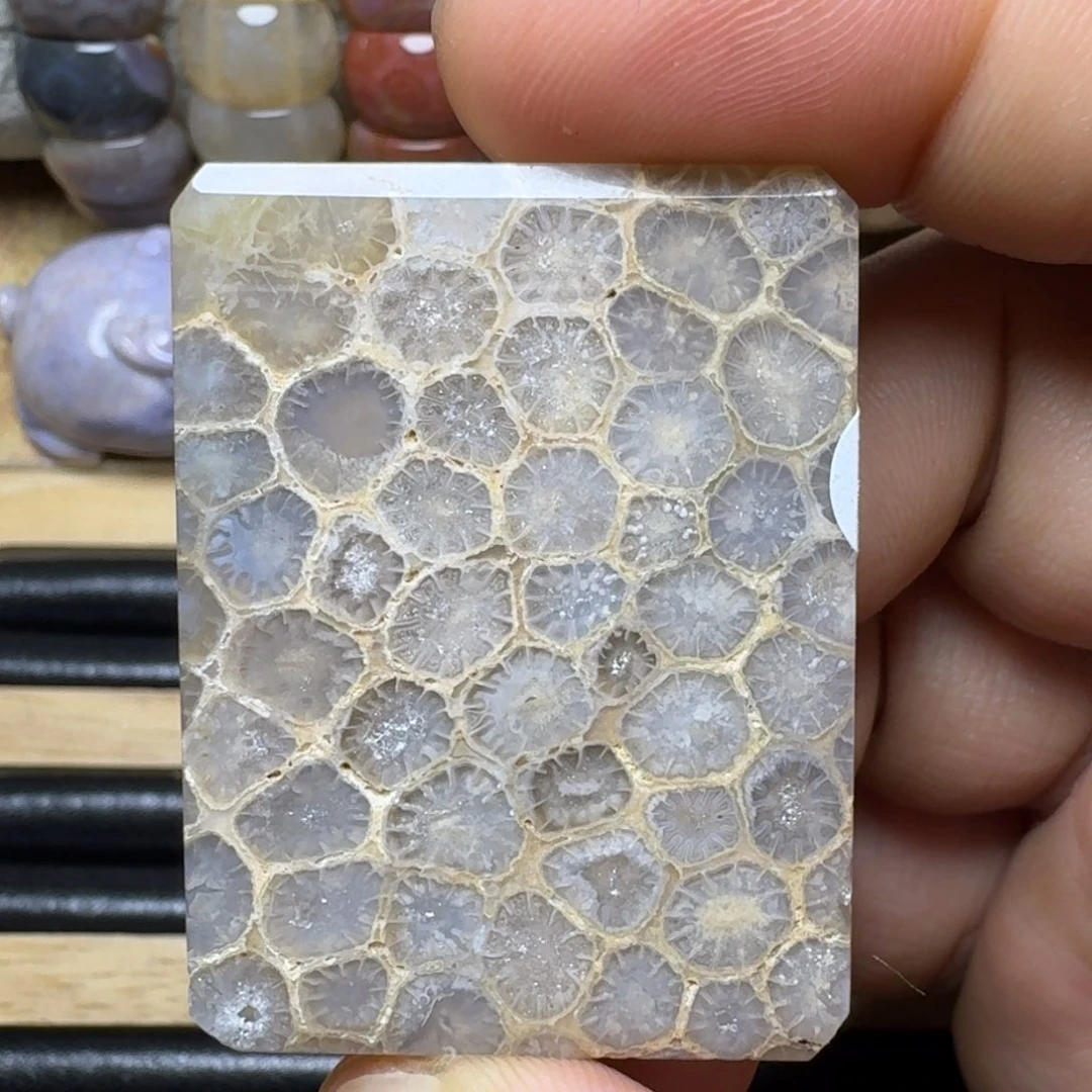 硅化玉纯天然有机玉石保真色未镶嵌玻璃花