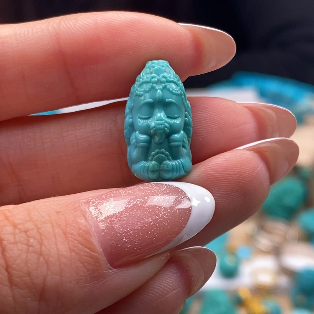 未镶嵌绿松石挂件