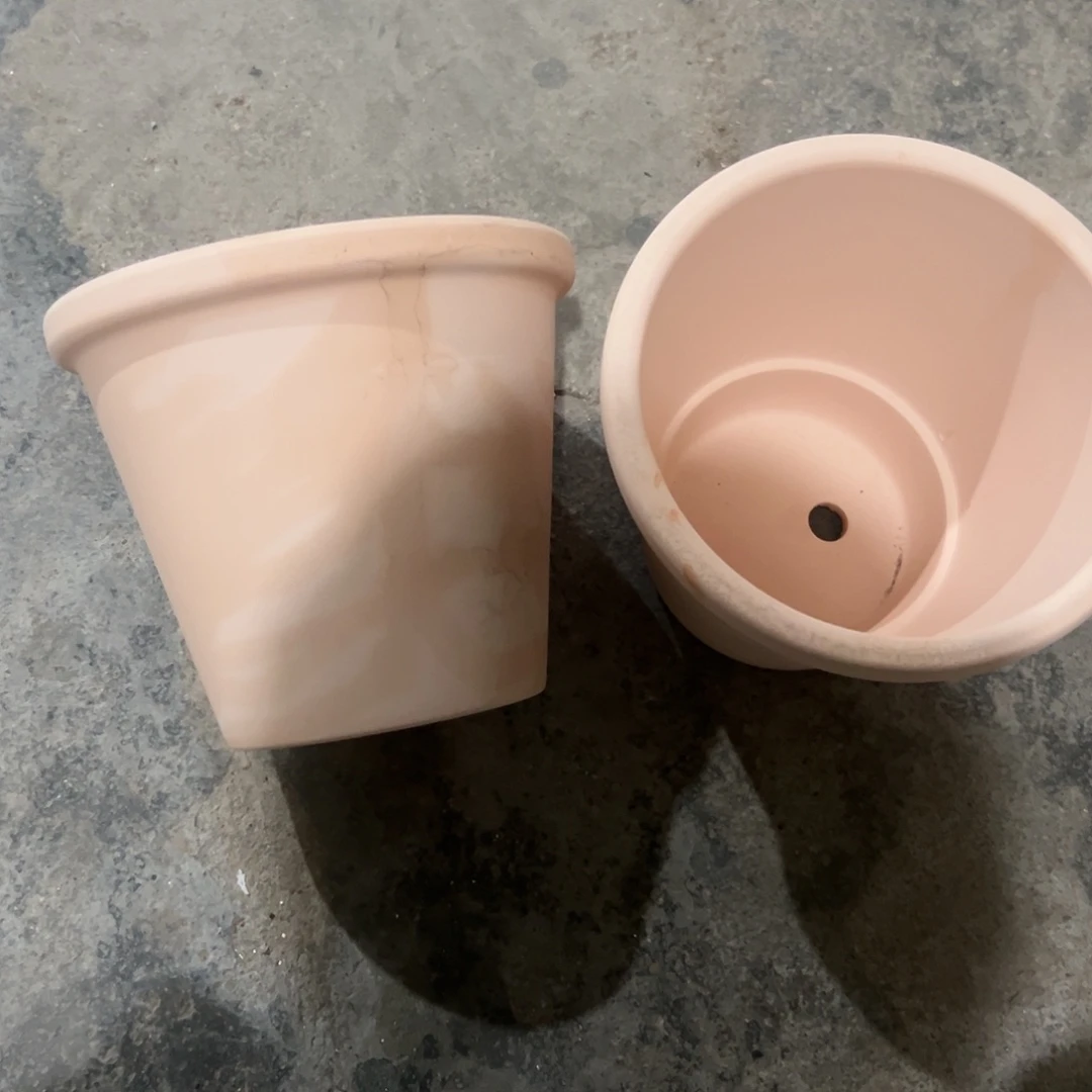 【闪购商品】红陶白云土斗盆16口13高2个