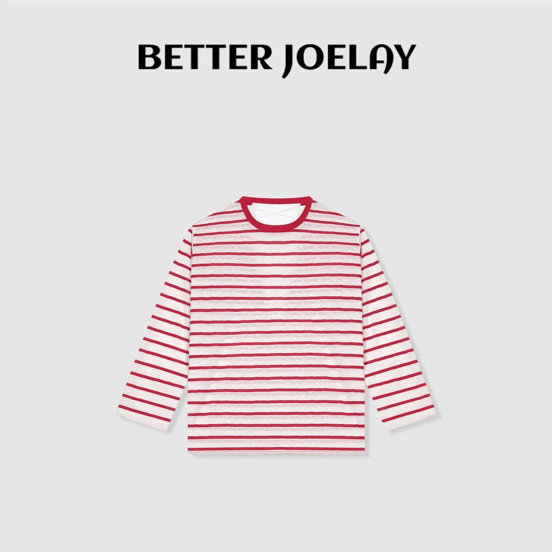 （直播）BETTER JOELAY -【小河直街】百搭宽松时尚长袖T恤休闲GG0209
