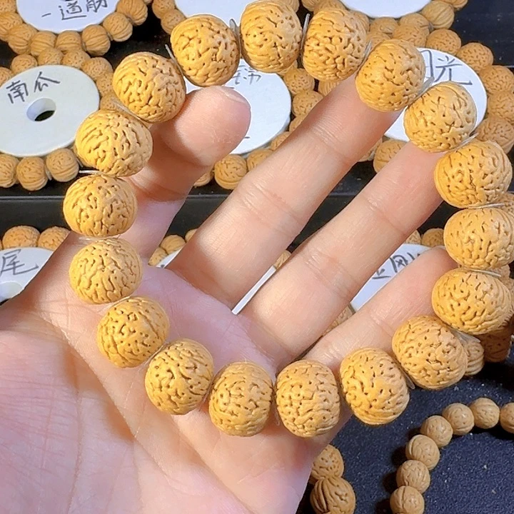 ****桃核吊坠南瓜玻璃球桃核