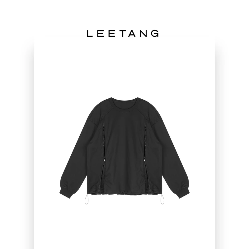 【LEETANG】设计师款套头双拉链卫衣LT-WW2020