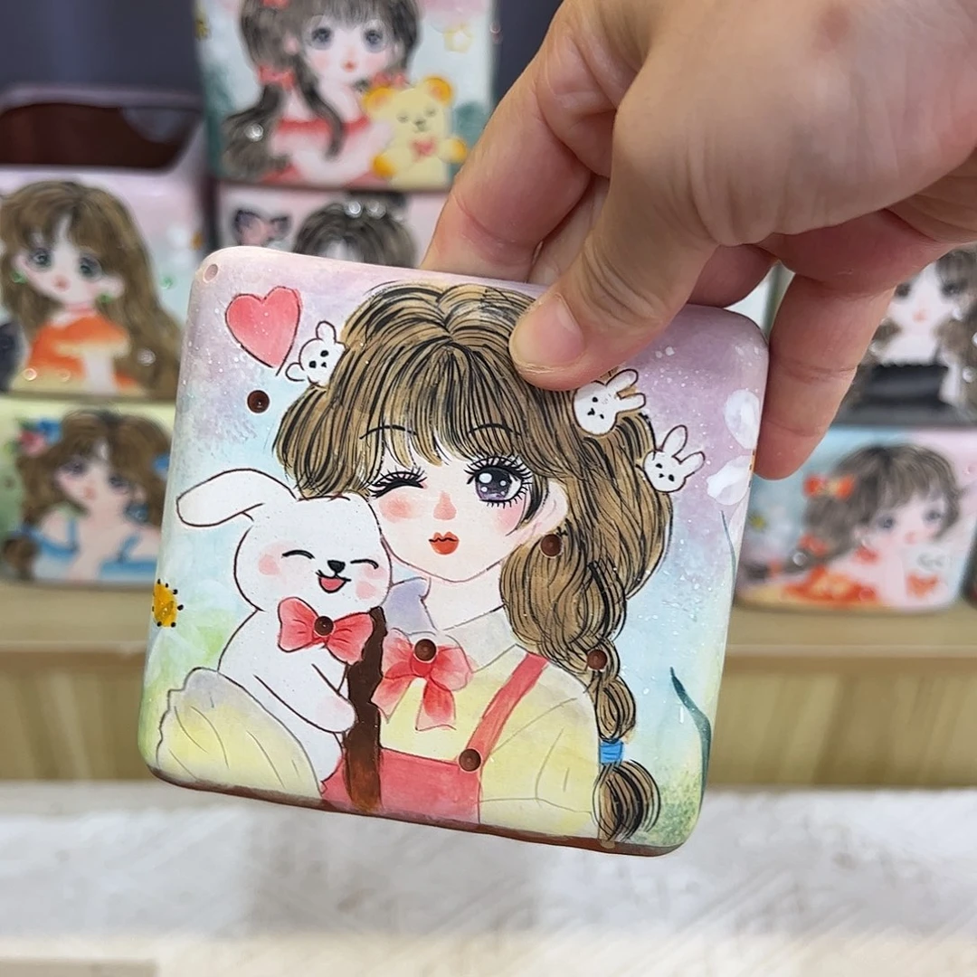 时***好景德镇炫彩手绘景德镇陶瓷花盆