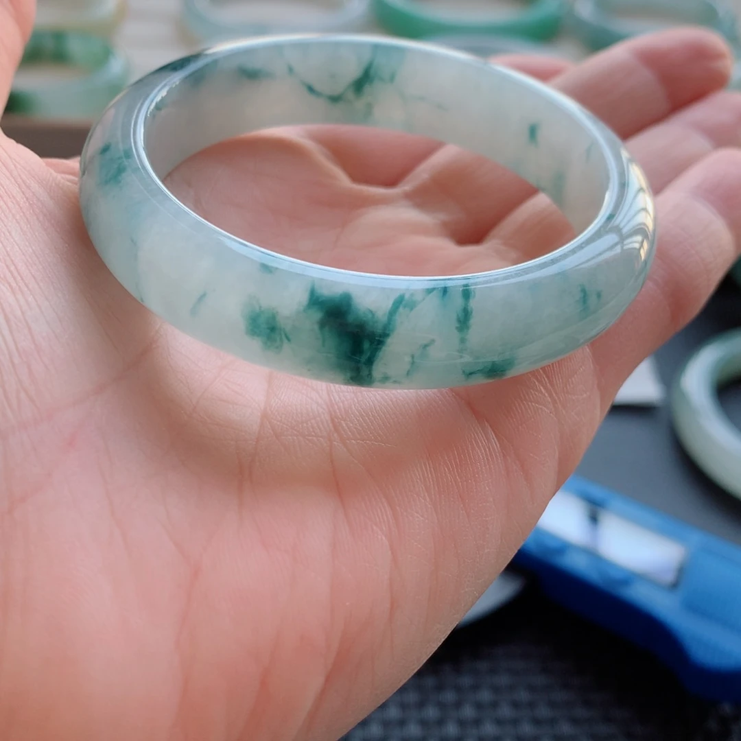 未镶嵌手镯翡翠17号-52.4