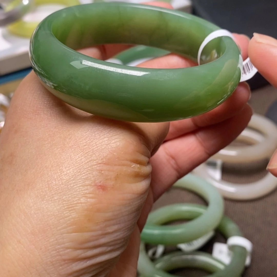 【闪购商品】和田玉（碧玉）手镯未镶嵌