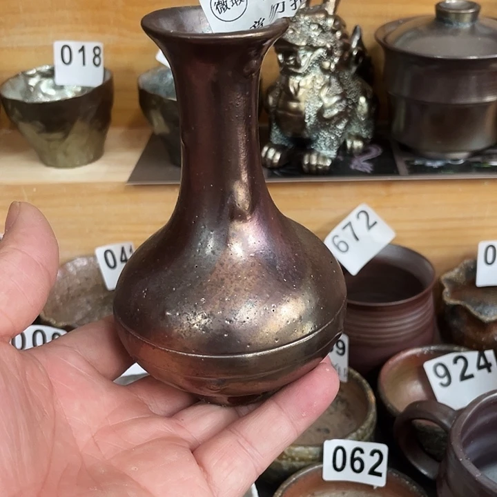 茶杯紫泥柴烧纯手工148