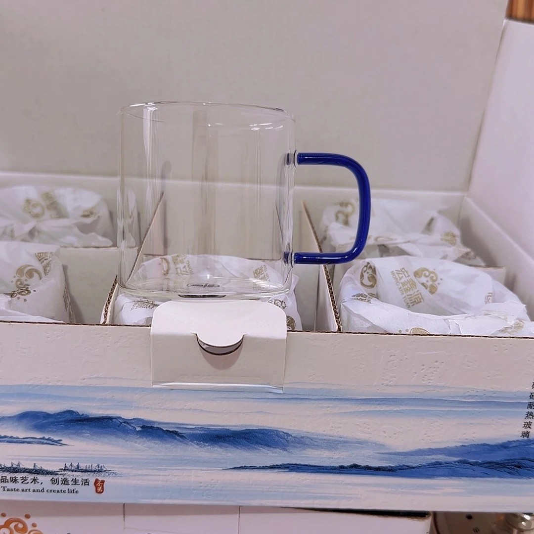 高硼硅玻璃茶水分离款H101兰