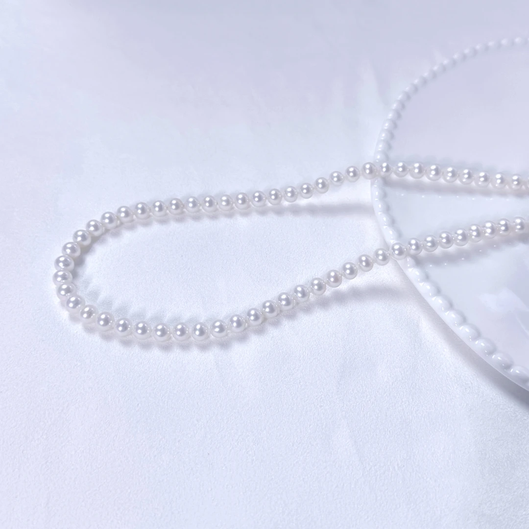 【东哥优选】 18K金 淡水珍珠项链 时尚百搭 多样性发一 3-4mm