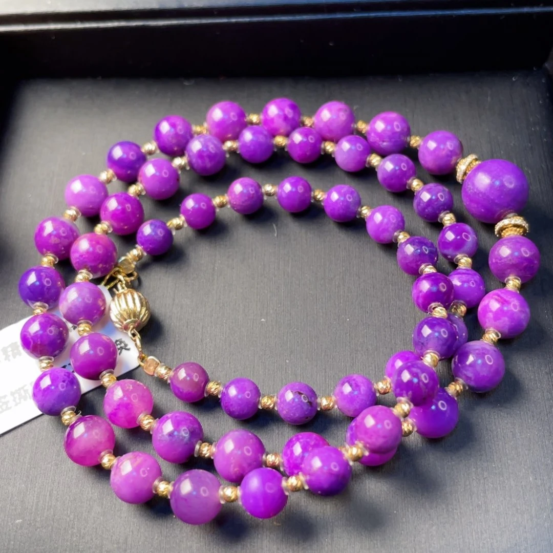 苏纪石（舒俱来）18K金镶嵌项链