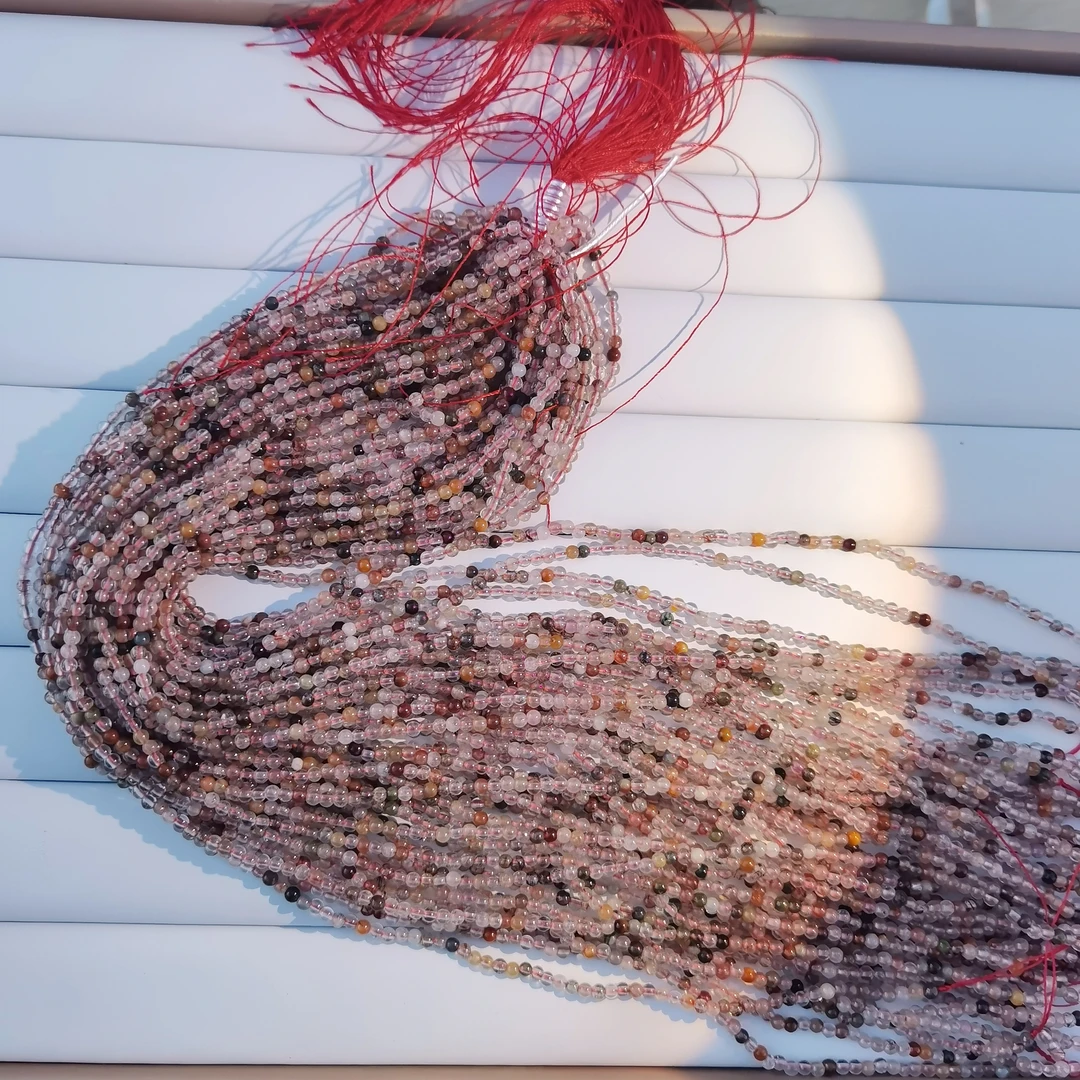 【村村有晶】天然胶花半成品小米珠3mm多样性发一