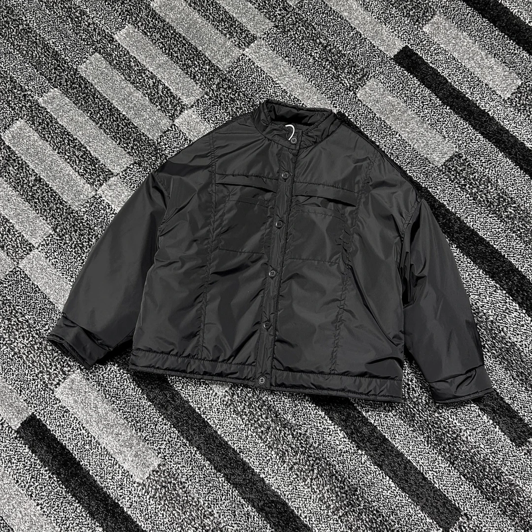 【裔kids】新中式男女童装立领棉服休闲百搭钉扣夹棉加厚棉服2446