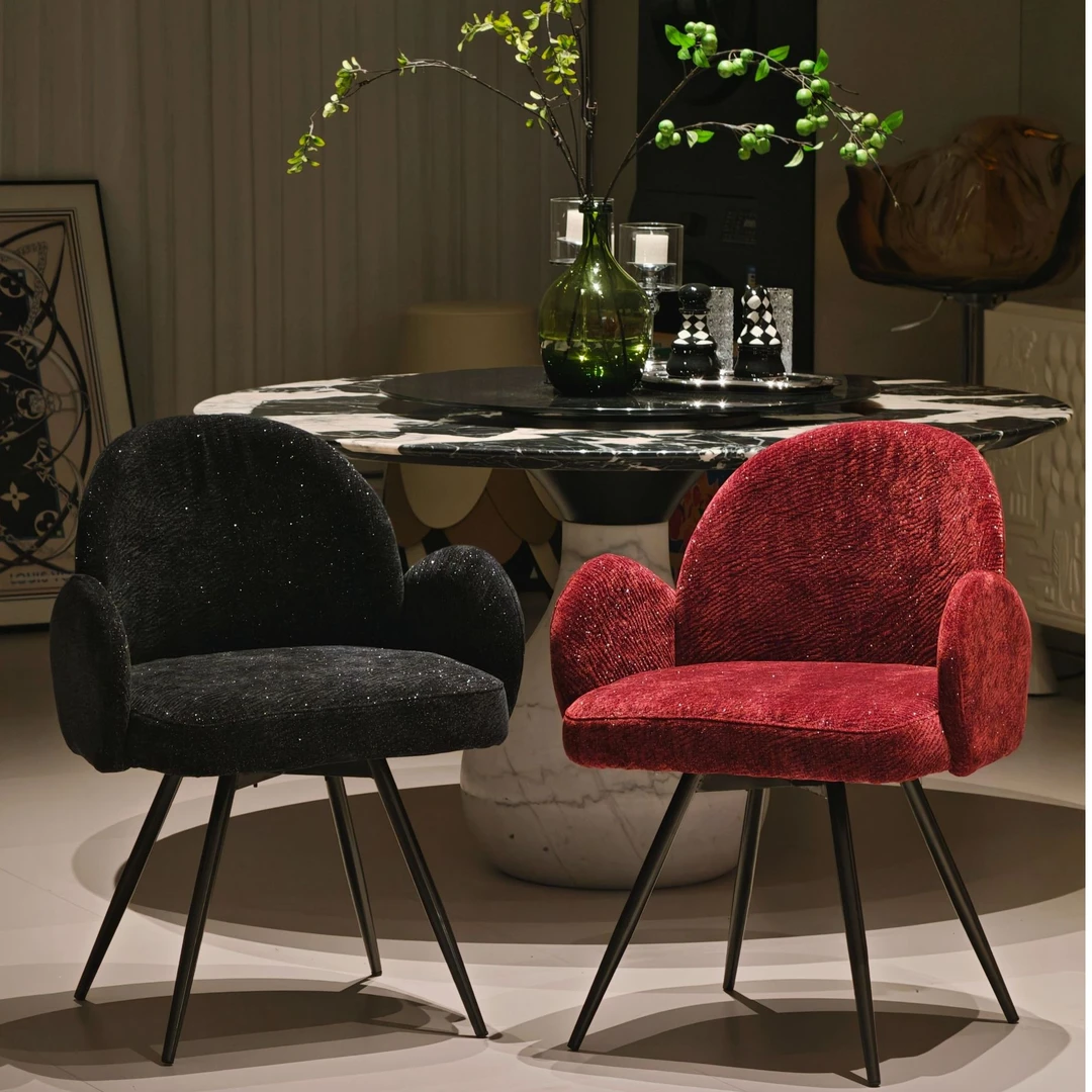 2026年新款现代简约宝格俪餐椅加厚久坐舒适凳子设计师轻奢高级