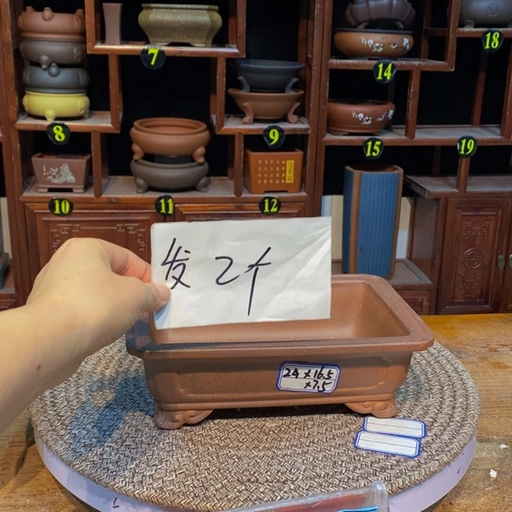 紫砂花盆紫砂花盆