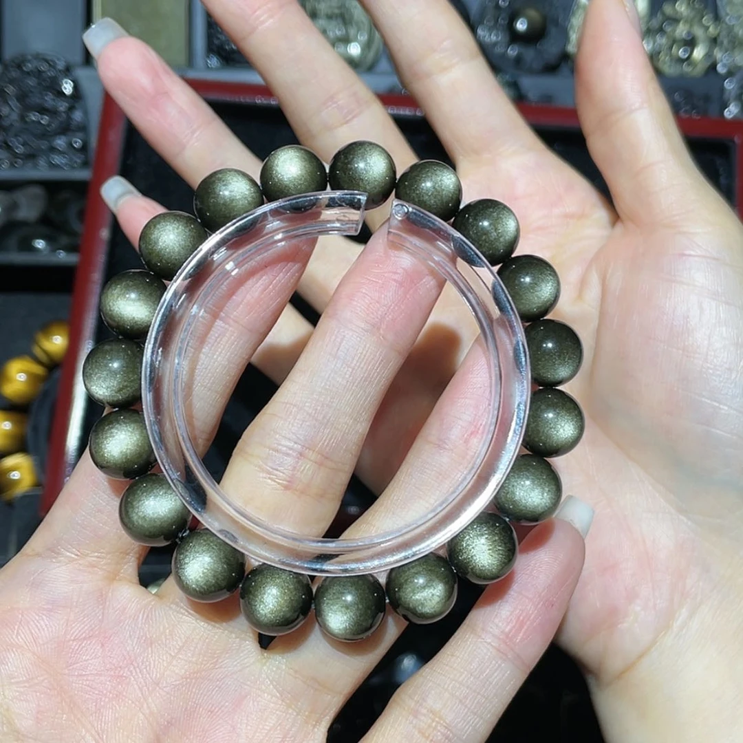 【闪购商品】未镶嵌黑曜岩手链耶*