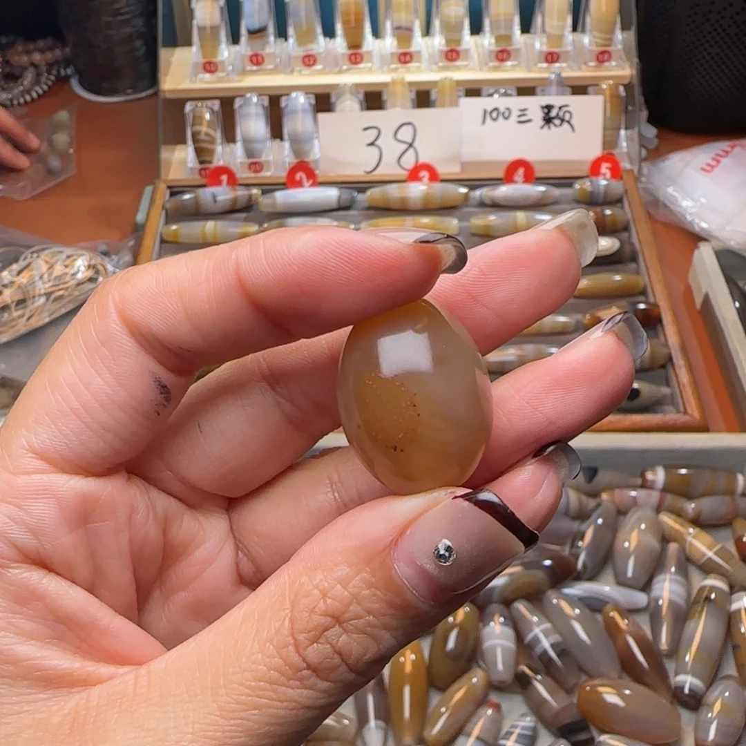 玛瑙/玉髓单珠未镶嵌王****了