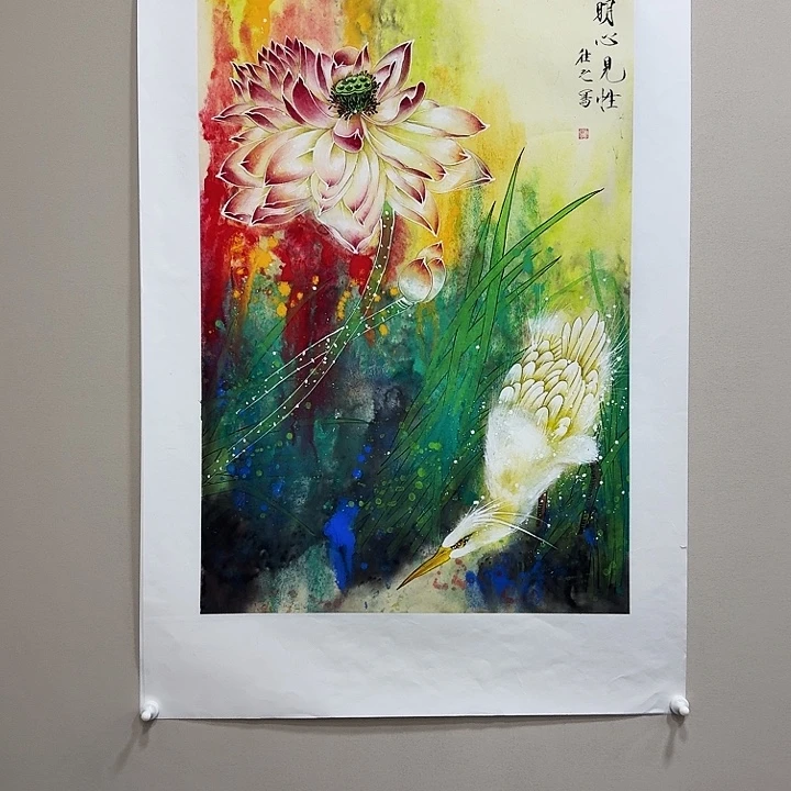 国画精品纯手绘2.8平尺