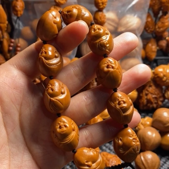 橄榄核吊坠十小弥勒